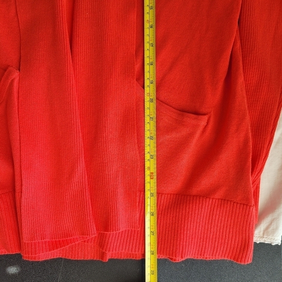 Verve Ami Orang Open Front Cardigan Women XL - Picture 8 of 9